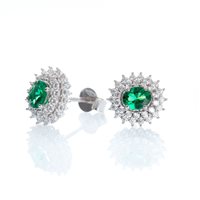 Orecchini Donna Oro Donna in Oro Smeraldo DOE10029.006